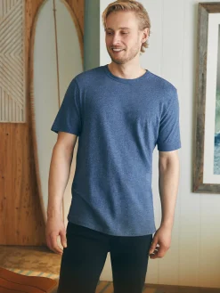 Short-Sleeve Vintage Chambray Tee -*Faherty Brand Best