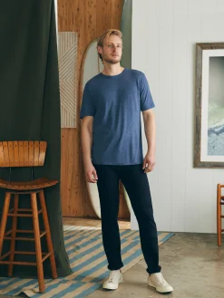 Short-Sleeve Vintage Chambray Tee -*Faherty Brand Best