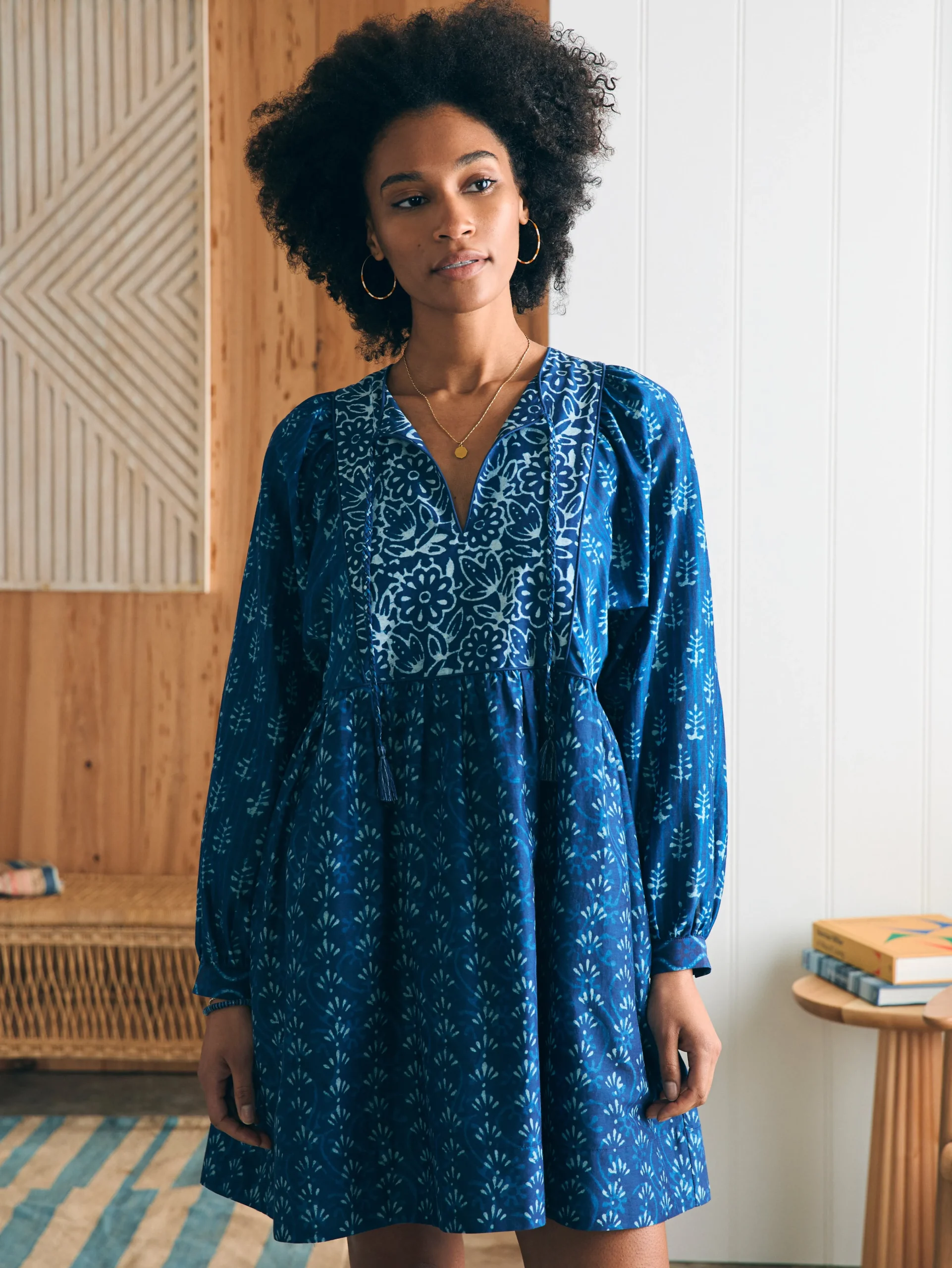 Silk Blend Solstice Mini Dress -*Faherty Brand Discount