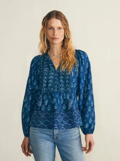 Silk Blend Solstice Top -*Faherty Brand New