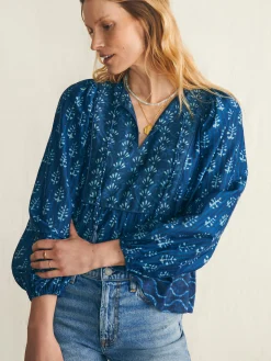 Silk Blend Solstice Top -*Faherty Brand New