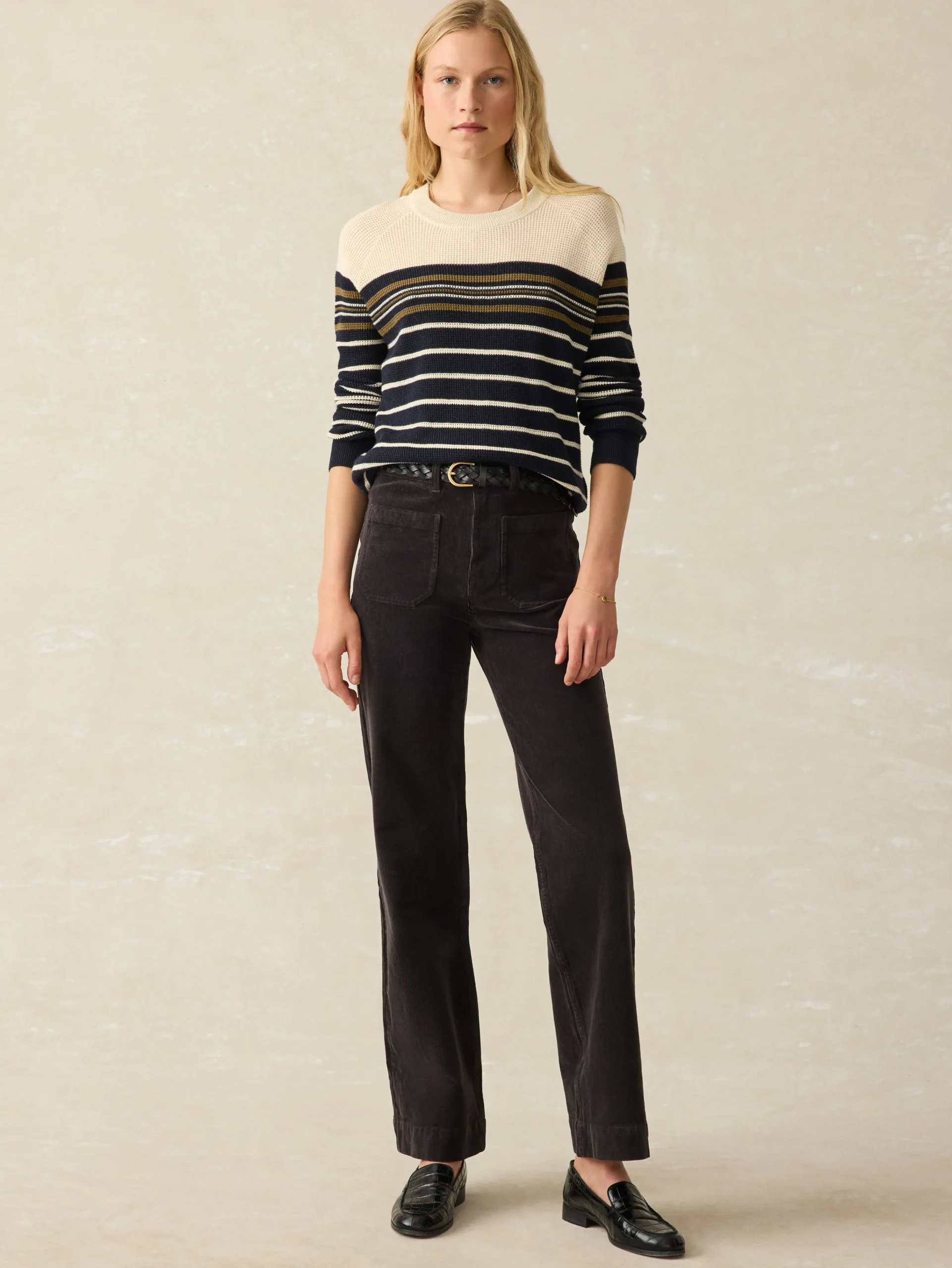 Softstretch Cord Patch Pocket Pant -*Faherty Brand