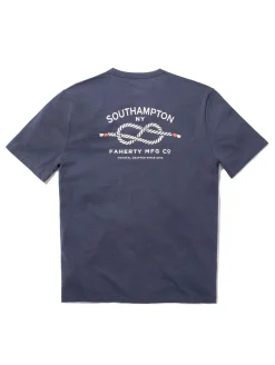 Southampton Short-Sleeve Crew T-Shirt -*Faherty Brand Sale