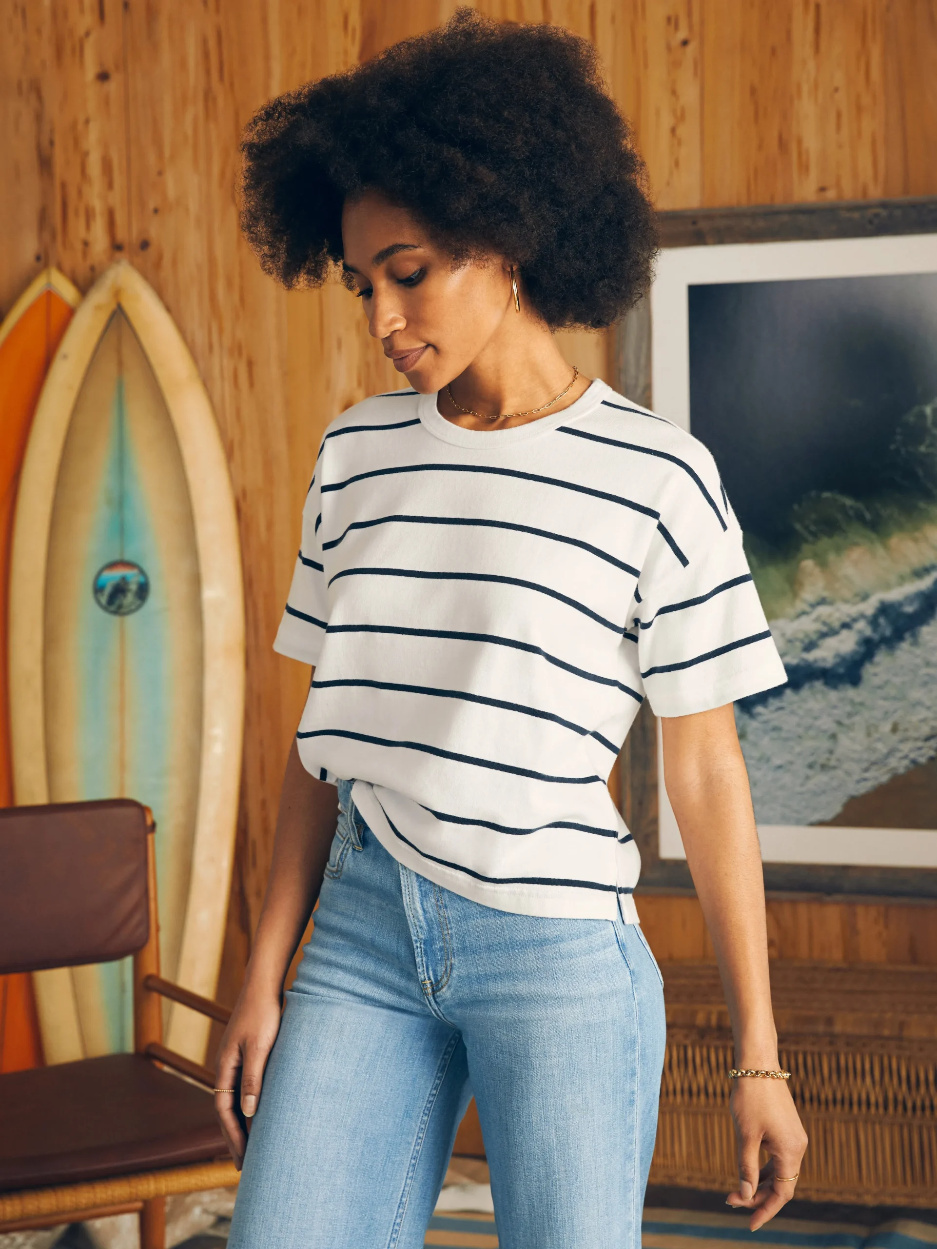 Sport Jersey Short-Sleeve Tee -*Faherty Brand Best