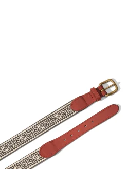 Steven Paul Judd Chahtah Embroidered Belt -*Faherty Brand