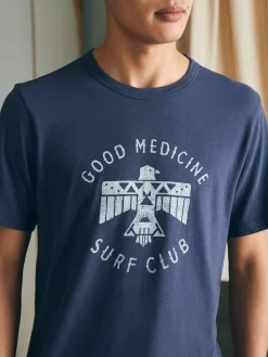Steven Paul Judd Good Medicine Surf Club Tee -*Faherty Brand
