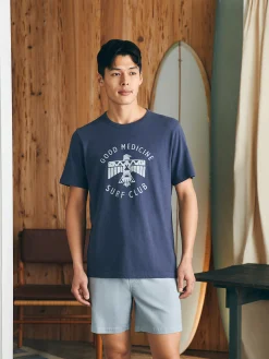 Steven Paul Judd Good Medicine Surf Club Tee -*Faherty Brand
