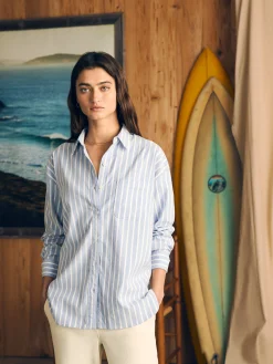 Stretch Oxford Relaxed Shirt -*Faherty Brand Best