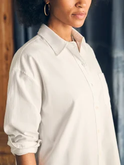 Stretch Oxford Relaxed Shirt -*Faherty Brand Clearance