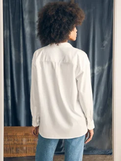 Stretch Oxford Relaxed Shirt -*Faherty Brand Clearance