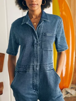 Stretch Terry Blythe Jumpsuit -*Faherty Brand Discount
