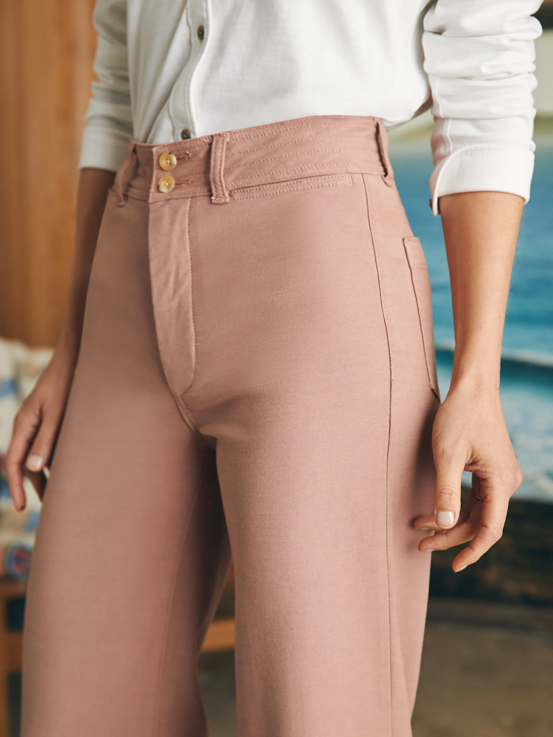 Stretch Terry Harbor Pant -*Faherty Brand New