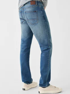 Stretch Terry Indigo 5-Pocket Pant (32