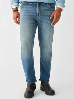 Stretch Terry Indigo 5-Pocket Pant (32