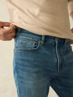 Stretch Terry Indigo 5-Pocket Pant -*Faherty Brand Hot