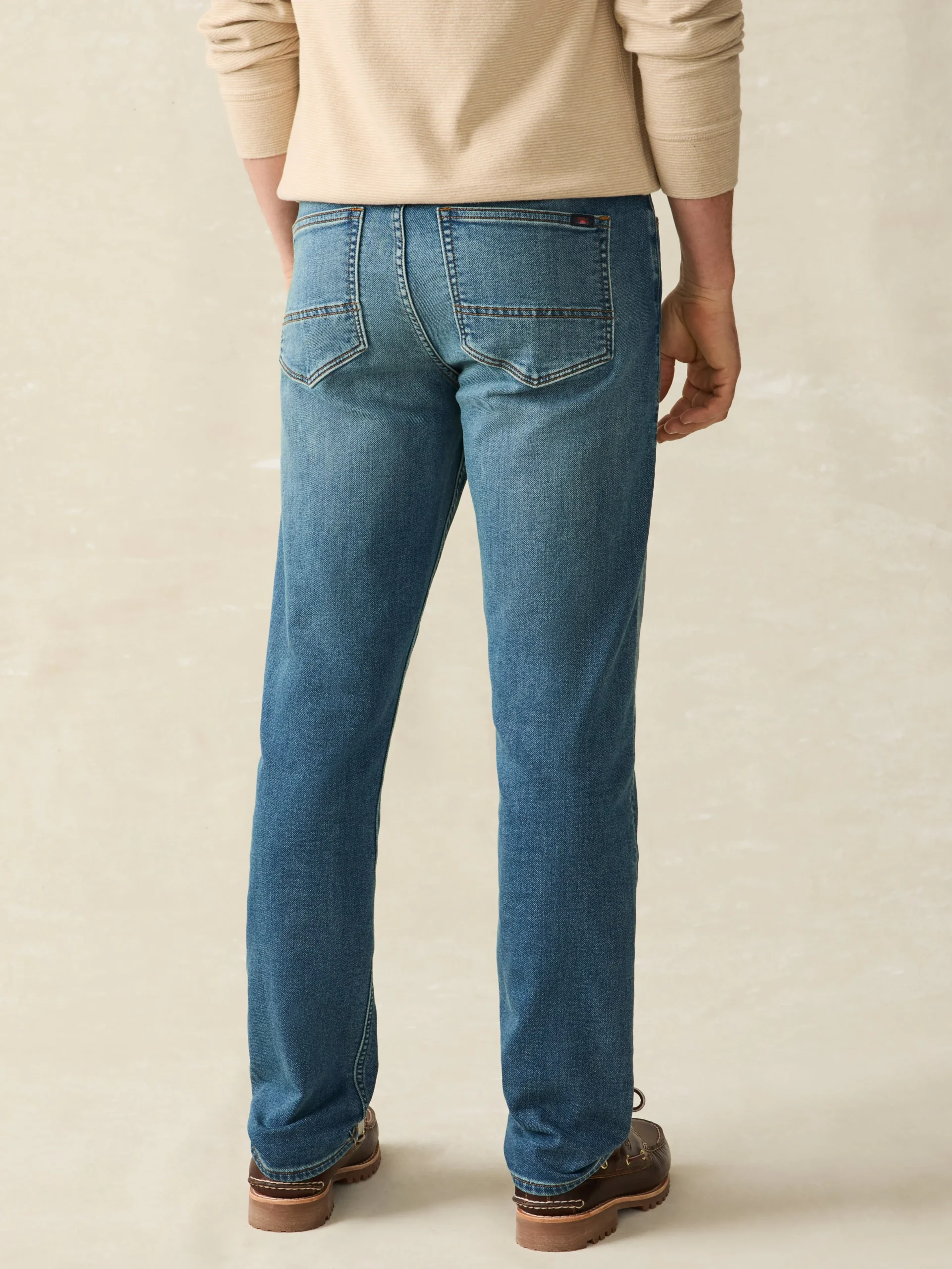 Stretch Terry Indigo 5-Pocket Pant -*Faherty Brand Hot