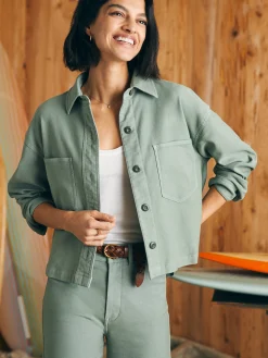 Stretch Terry Overshirt -*Faherty Brand Discount
