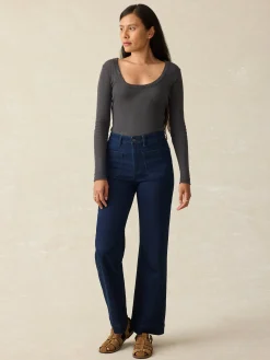 Stretch Terry Patch Pocket Ankle Pant -*Faherty Brand Sale