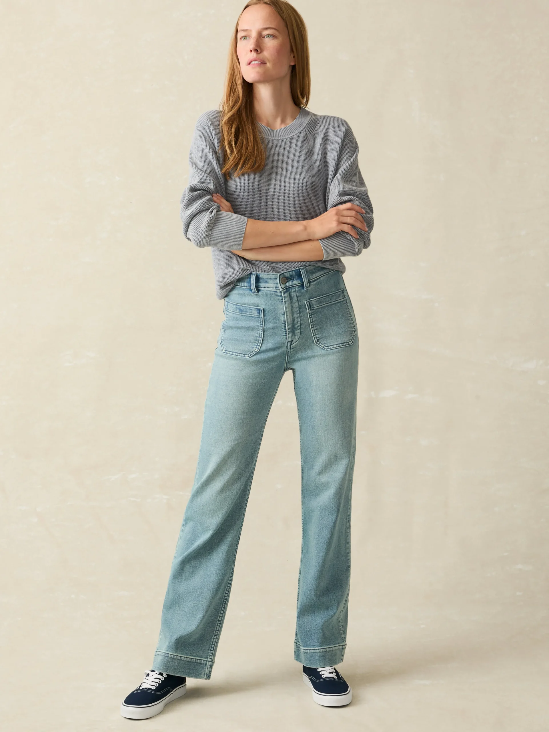Stretch Terry Patch Pocket Pant -*Faherty Brand Online