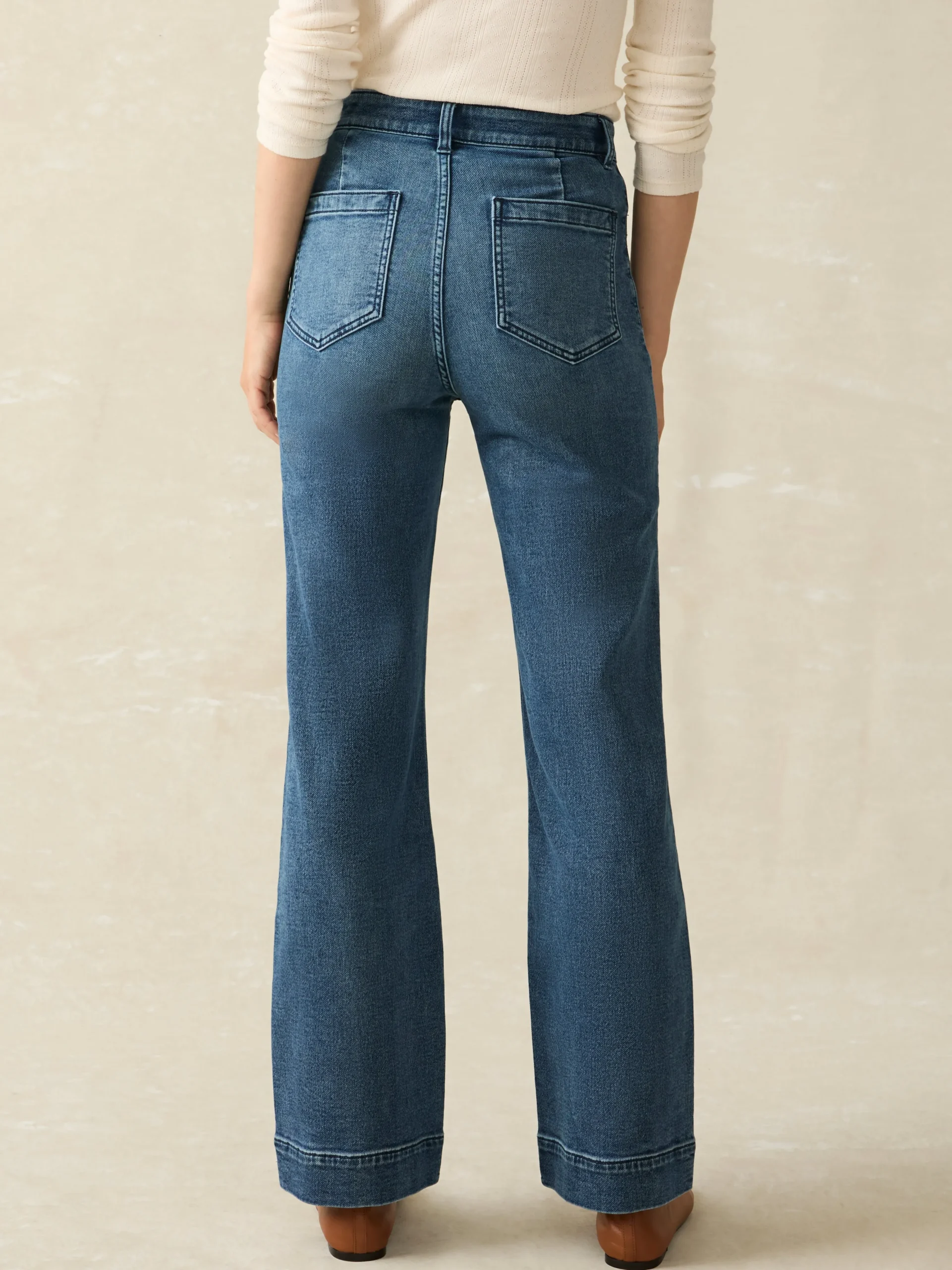 Stretch Terry Patch Pocket Pant -*Faherty Brand