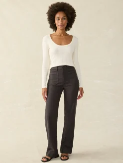 Stretch Terry Patch Pocket Pant -*Faherty Brand