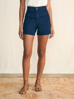 Stretch Terry Patch Pocket Short -*Faherty Brand Online