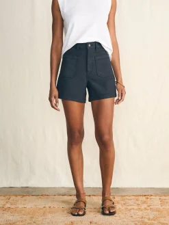 Stretch Terry Patch Pocket Short -*Faherty Brand Best