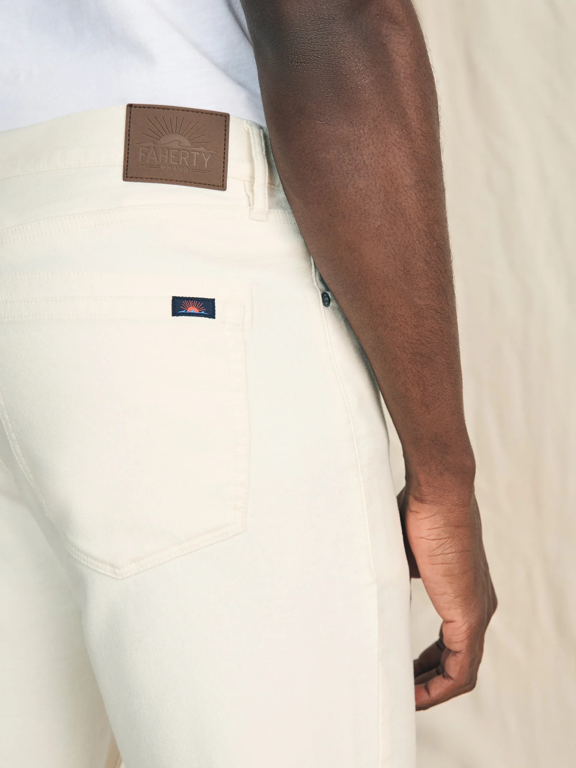Stretch Terry 5-Pocket Athletic Fit Pant (32" Inseam) -*Faherty Brand Outlet