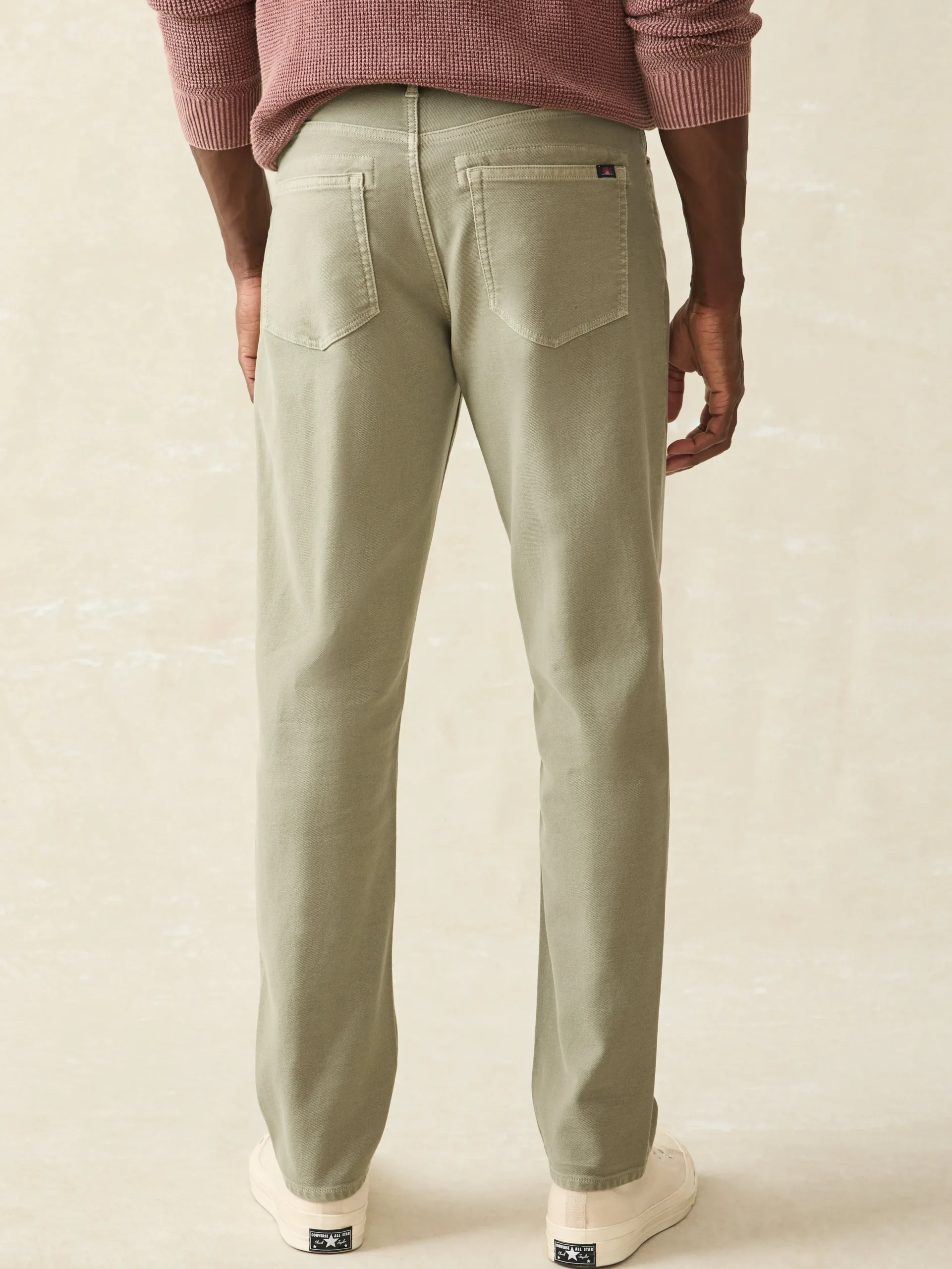Stretch Terry 5-Pocket Athletic Fit Pant -*Faherty Brand Outlet