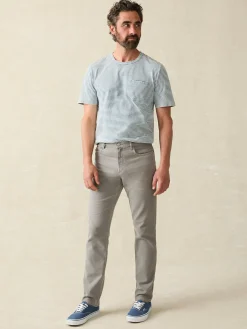 Stretch Terry 5-Pocket Athletic Fit Pant -*Faherty Brand Outlet