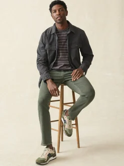 Stretch Terry 5-Pocket Athletic Fit Pant -*Faherty Brand Hot