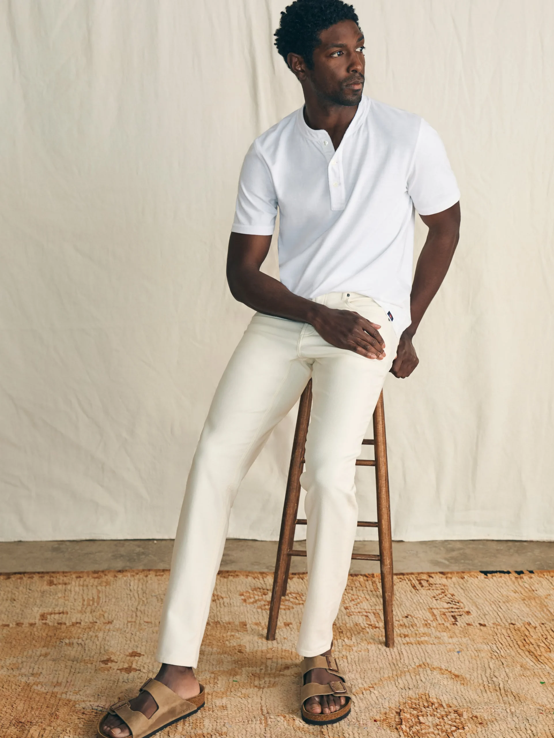 Stretch Terry™ 5-Pocket Pant (32" Inseam) -*Faherty Brand Sale