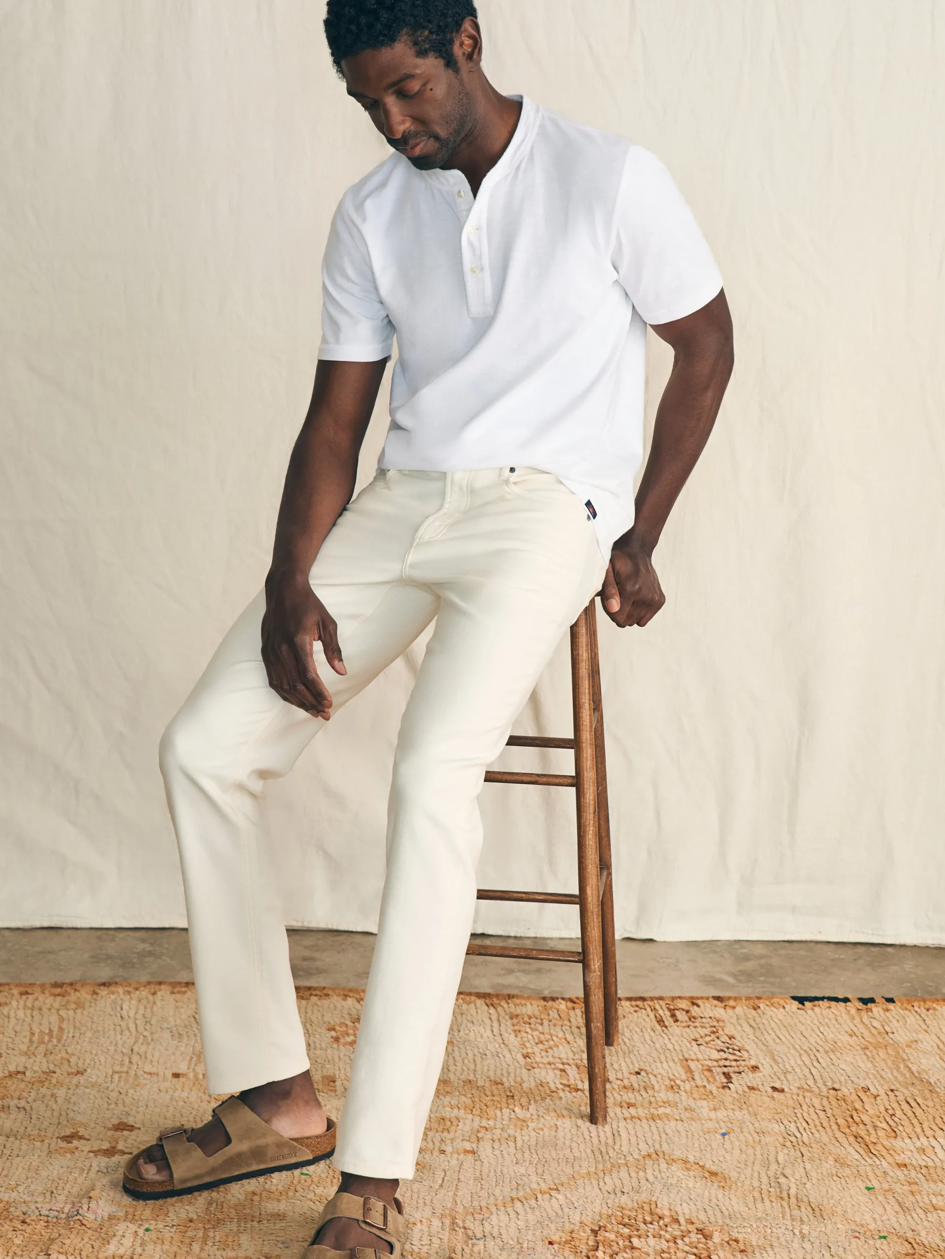 Stretch Terry™ 5-Pocket Pant (32" Inseam) -*Faherty Brand Sale