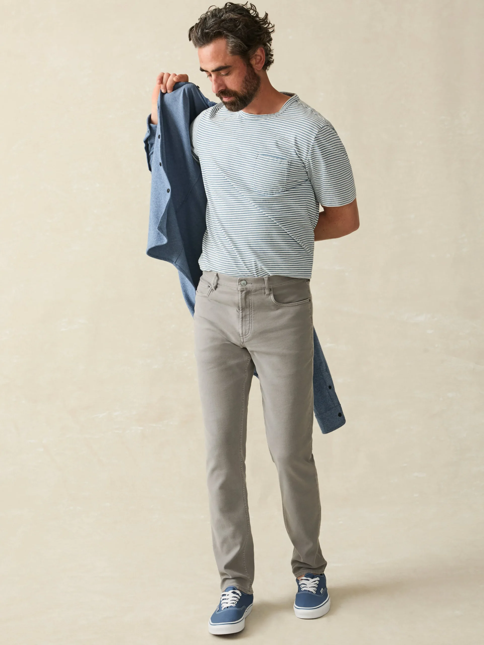 Stretch Terry 5-Pocket Pant -*Faherty Brand Hot