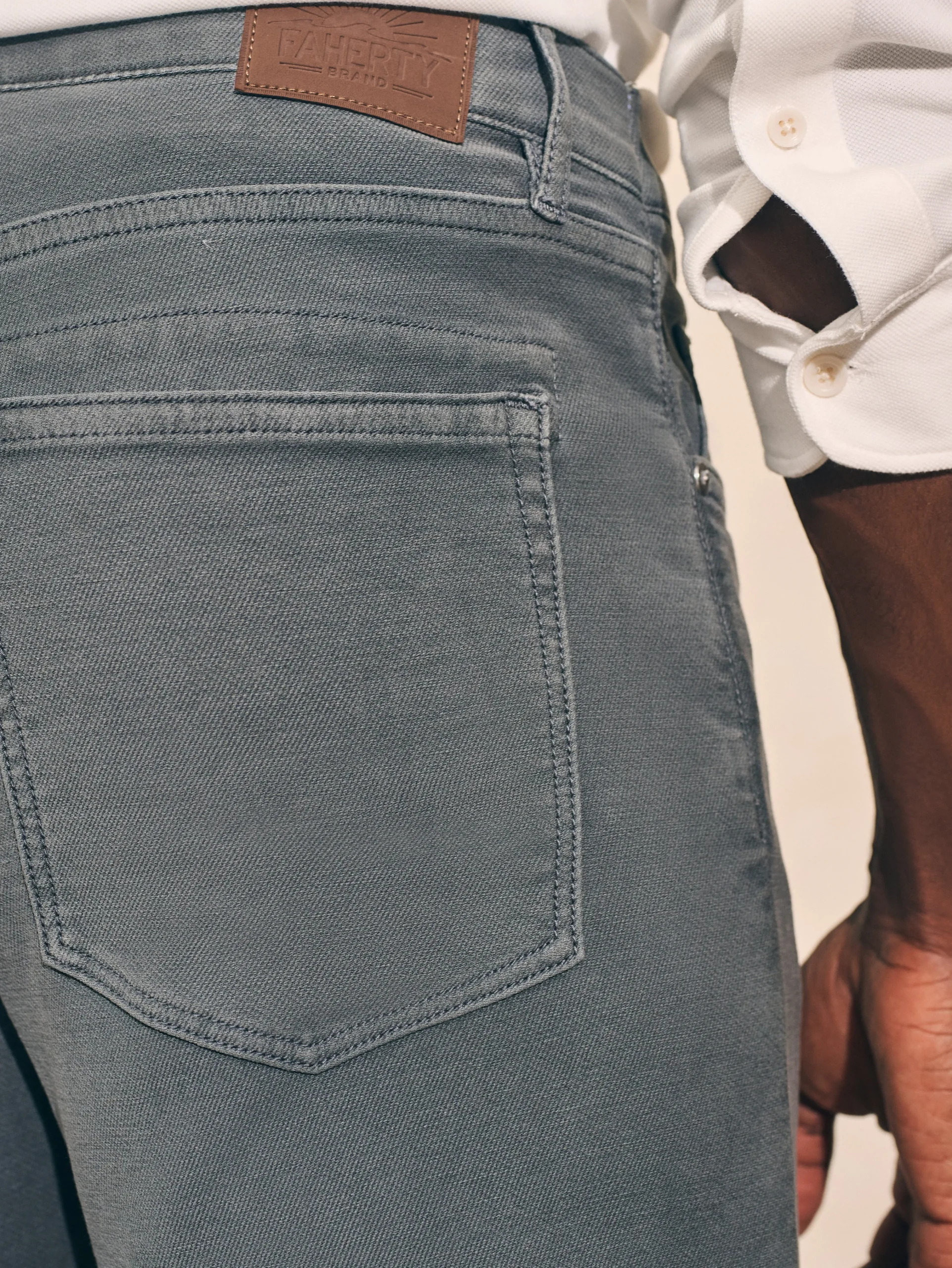 Stretch Terry 5-Pocket Pant -*Faherty Brand New