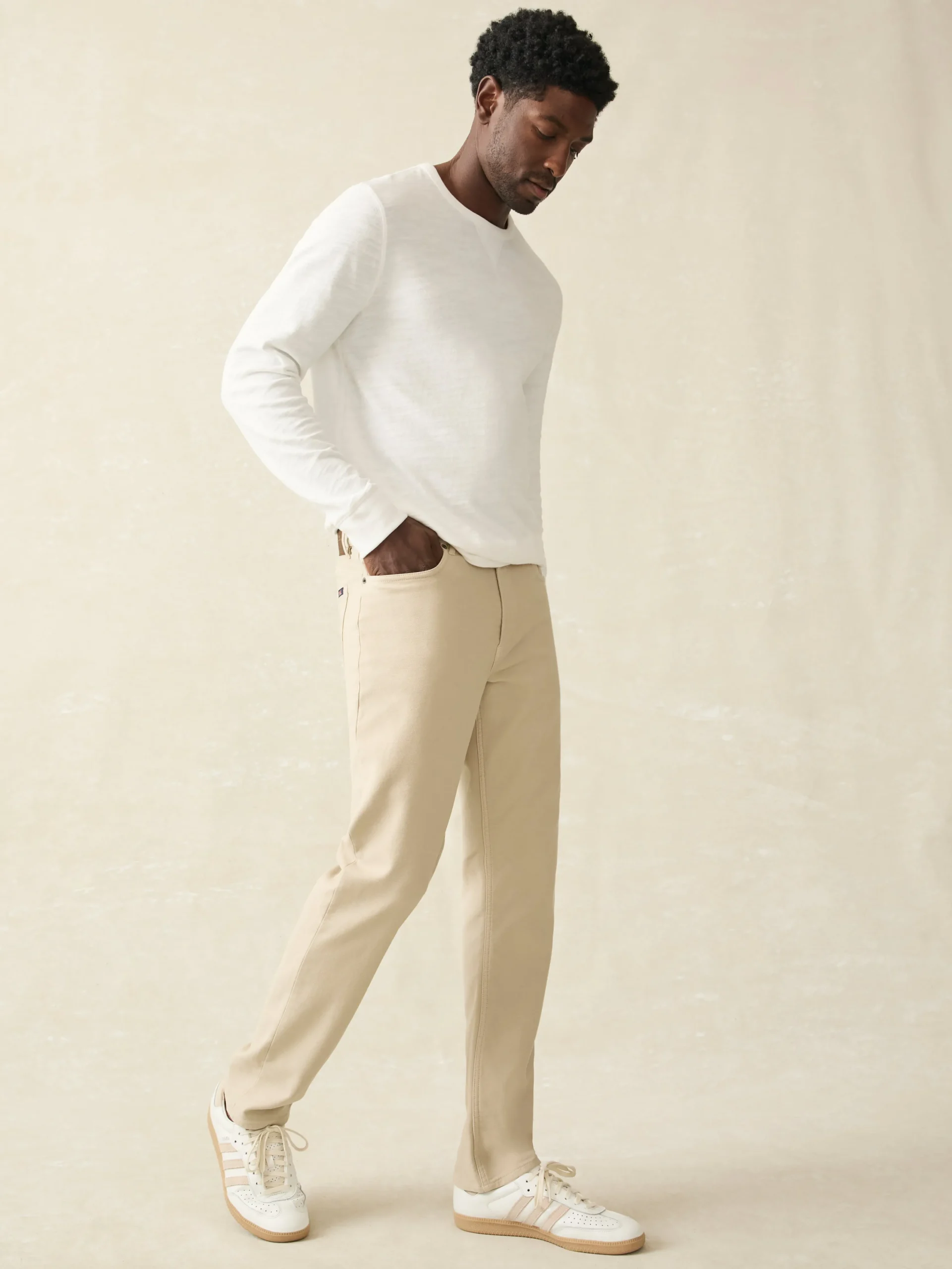 Stretch Terry 5-Pocket Pant -*Faherty Brand Clearance