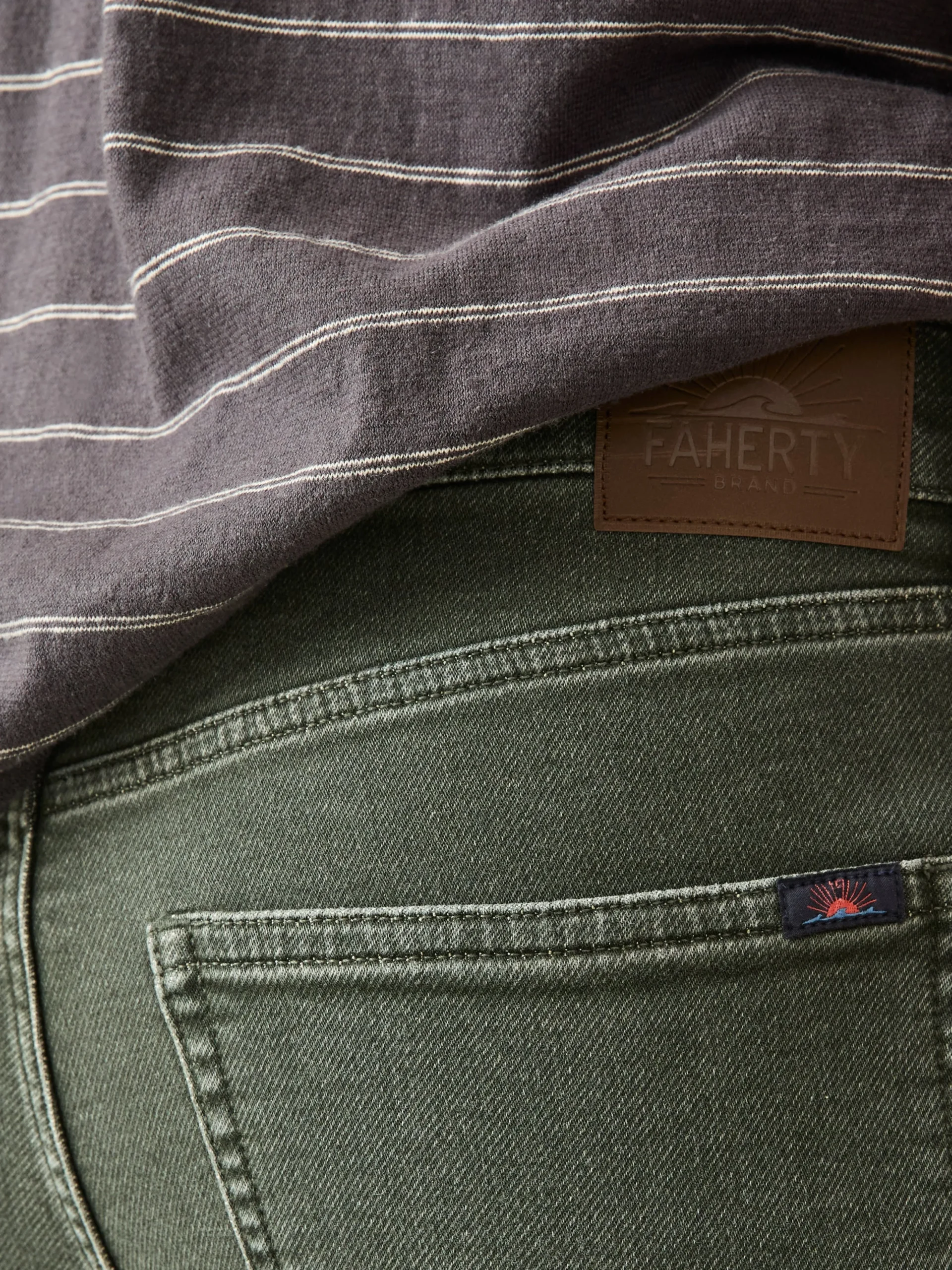 Stretch Terry 5-Pocket Pant -*Faherty Brand New