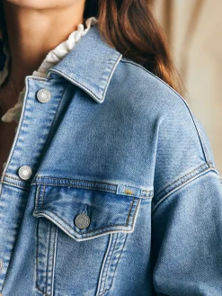 Stretch Terry Trucker Jacket -*Faherty Brand Outlet