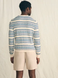 Striped Crew Sweater -*Faherty Brand Hot