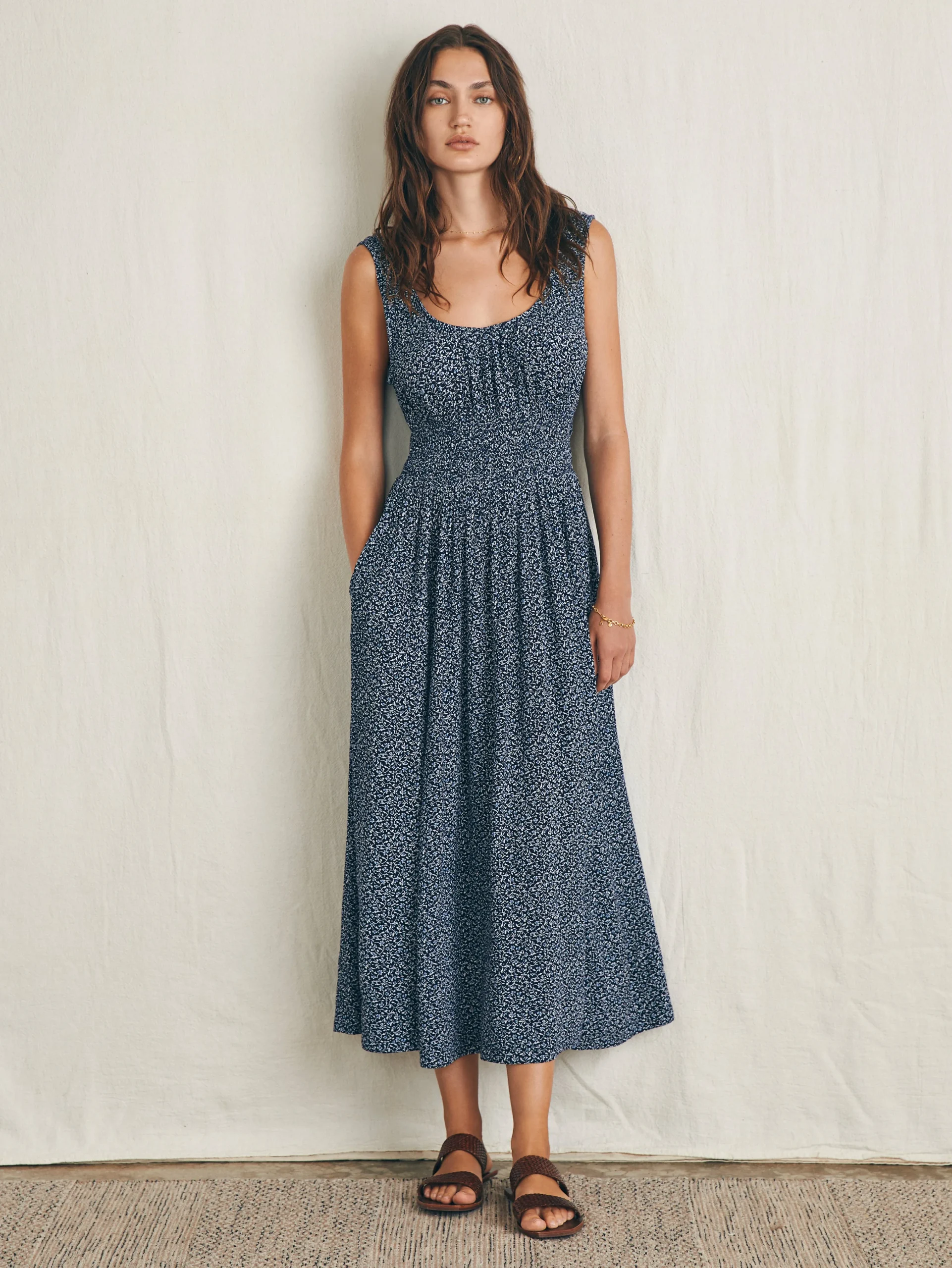 Sunseeker Midi Dress -*Faherty Brand