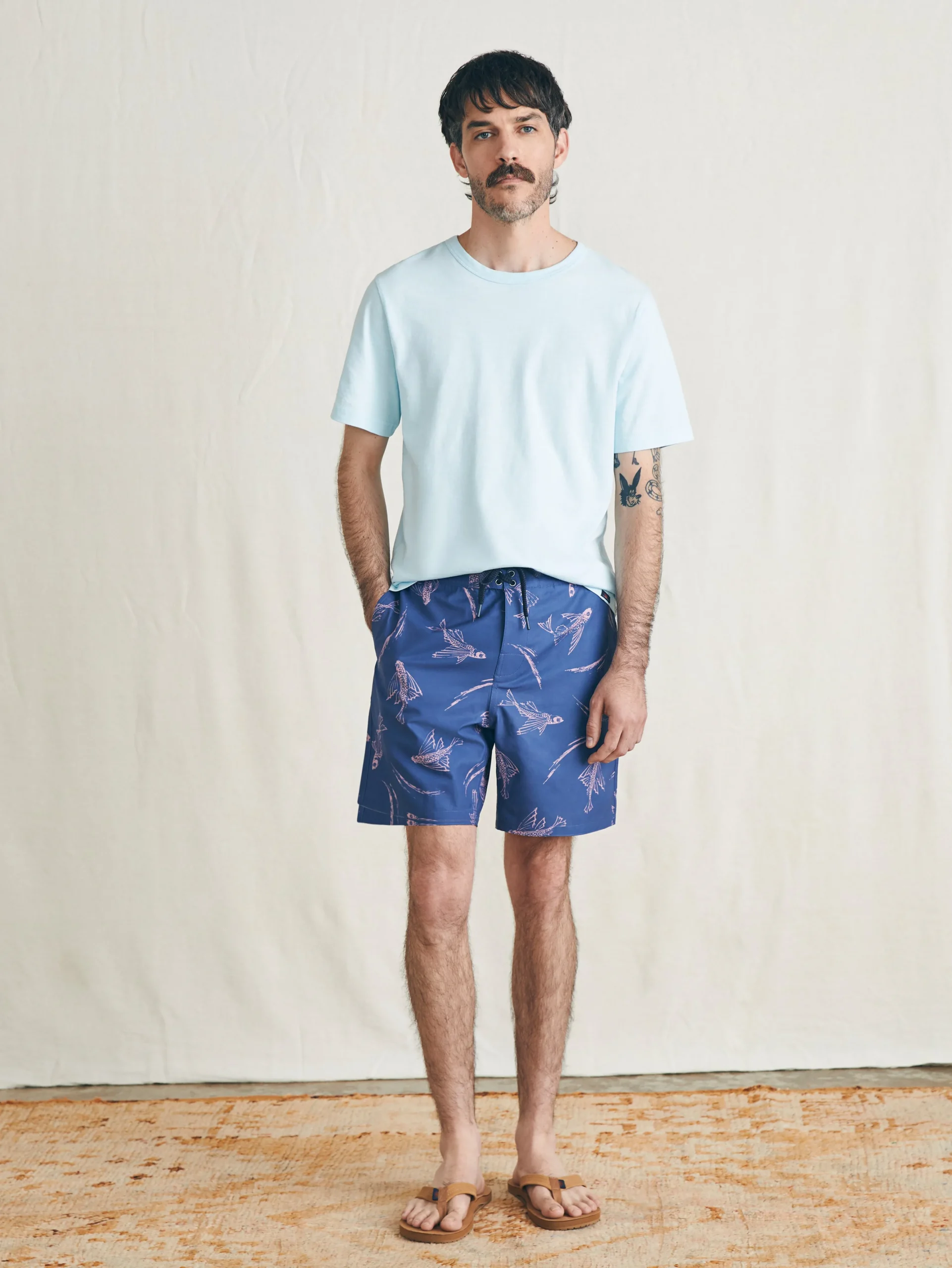 Sunwashed Boardshort -*Faherty Brand Online