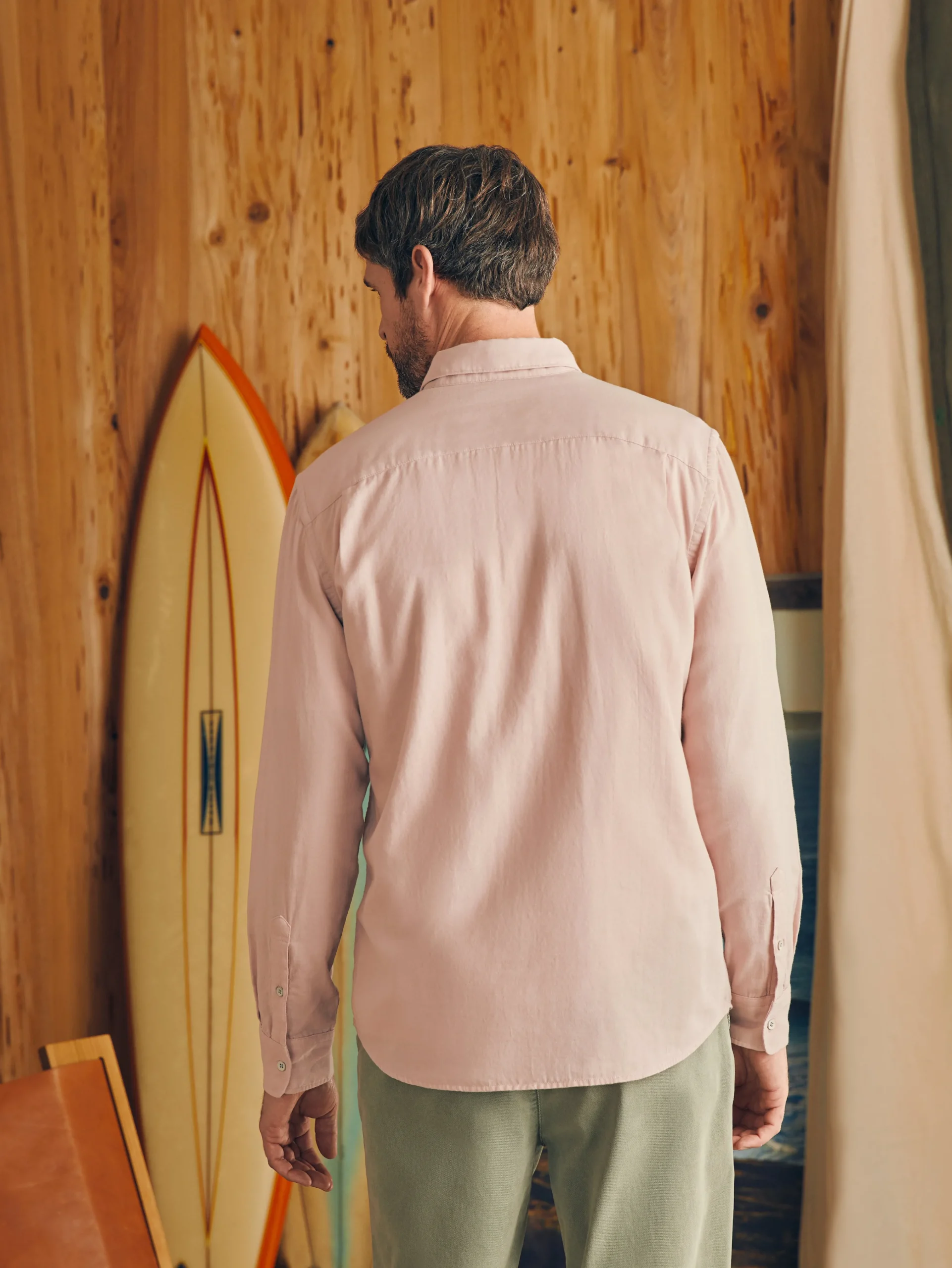 Sunwashed Chambray Shirt -*Faherty Brand Best