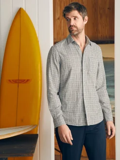Sunwashed Chambray Shirt -*Faherty Brand Outlet