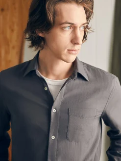 Sunwashed Chambray Shirt -*Faherty Brand Sale