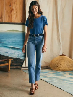 Sunwashed Crew Tee -*Faherty Brand Online