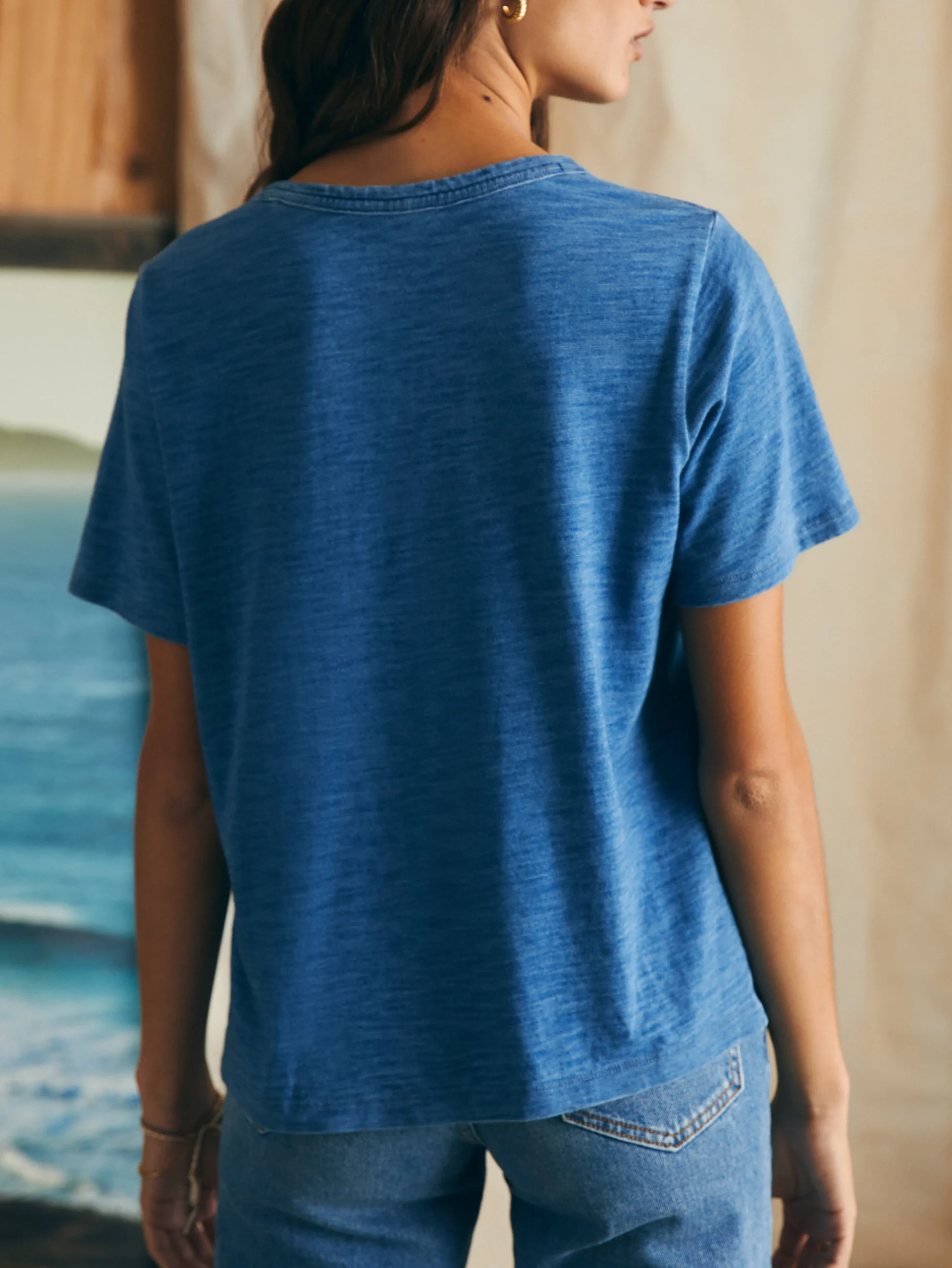 Sunwashed Crew Tee -*Faherty Brand Online