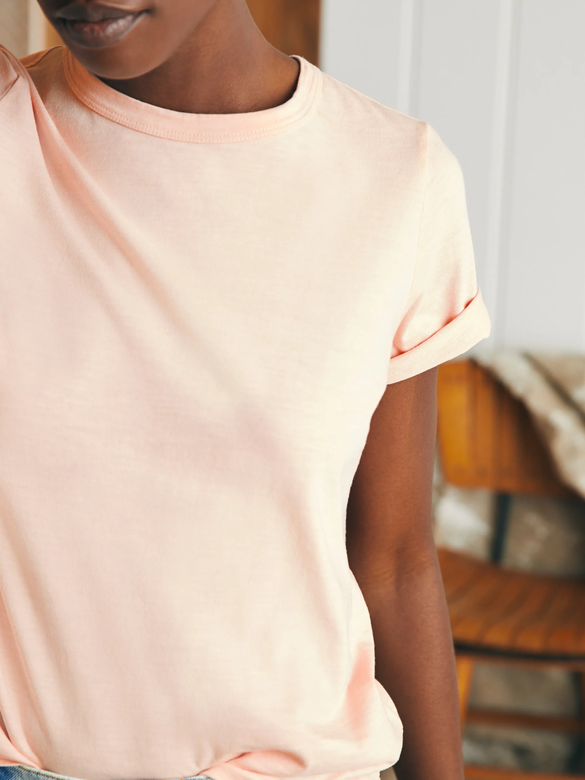 Sunwashed Crew Tee -*Faherty Brand Best