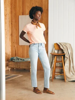 Sunwashed Crew Tee -*Faherty Brand Best