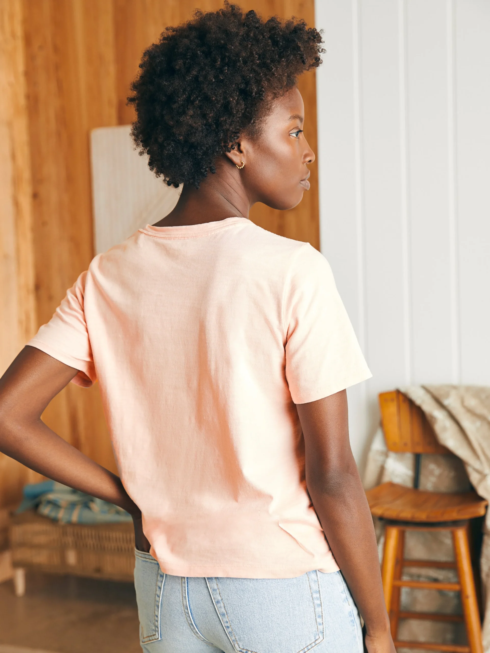 Sunwashed Crew Tee -*Faherty Brand Best