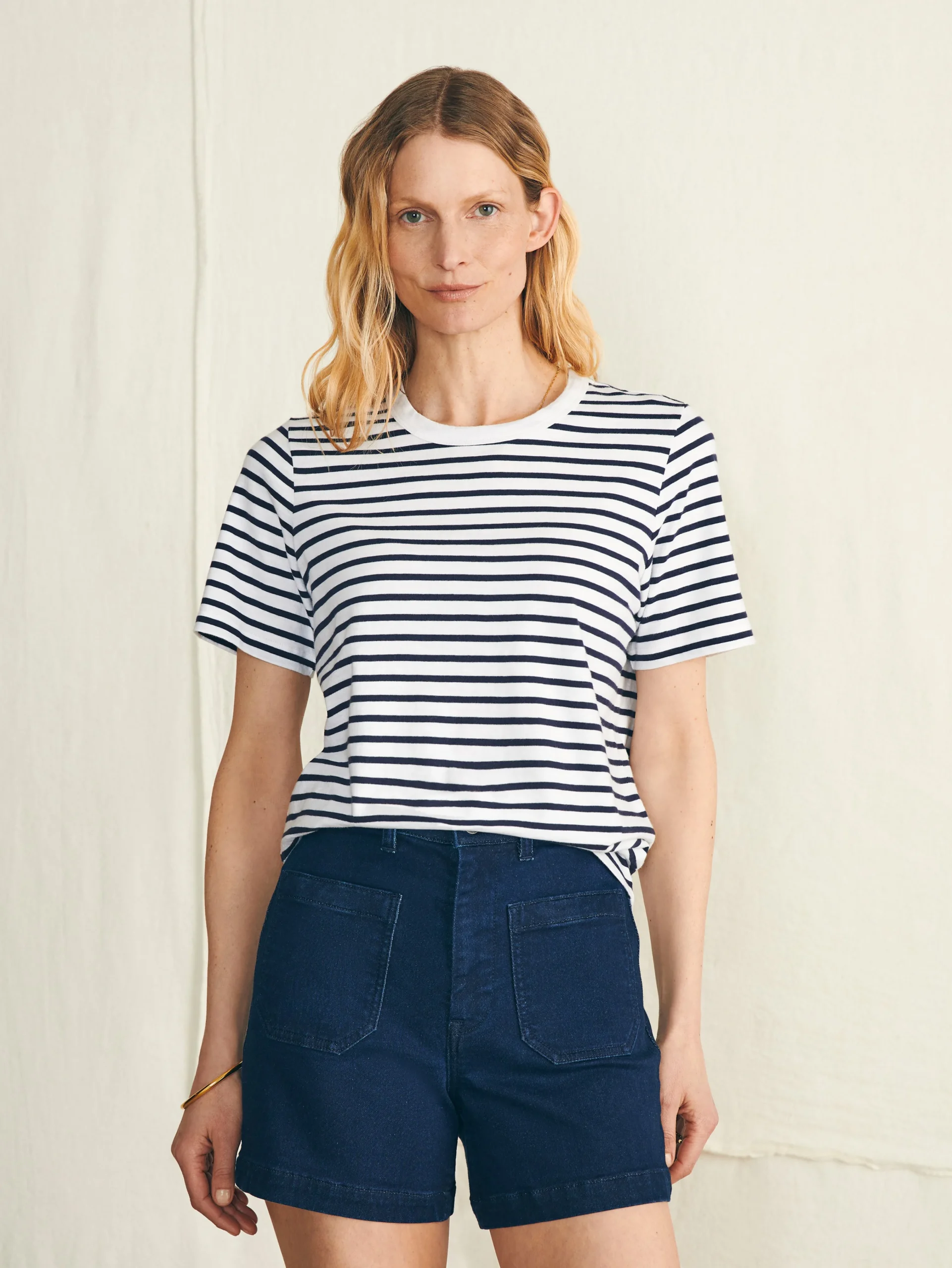 Sunwashed Crew Tee -*Faherty Brand Outlet